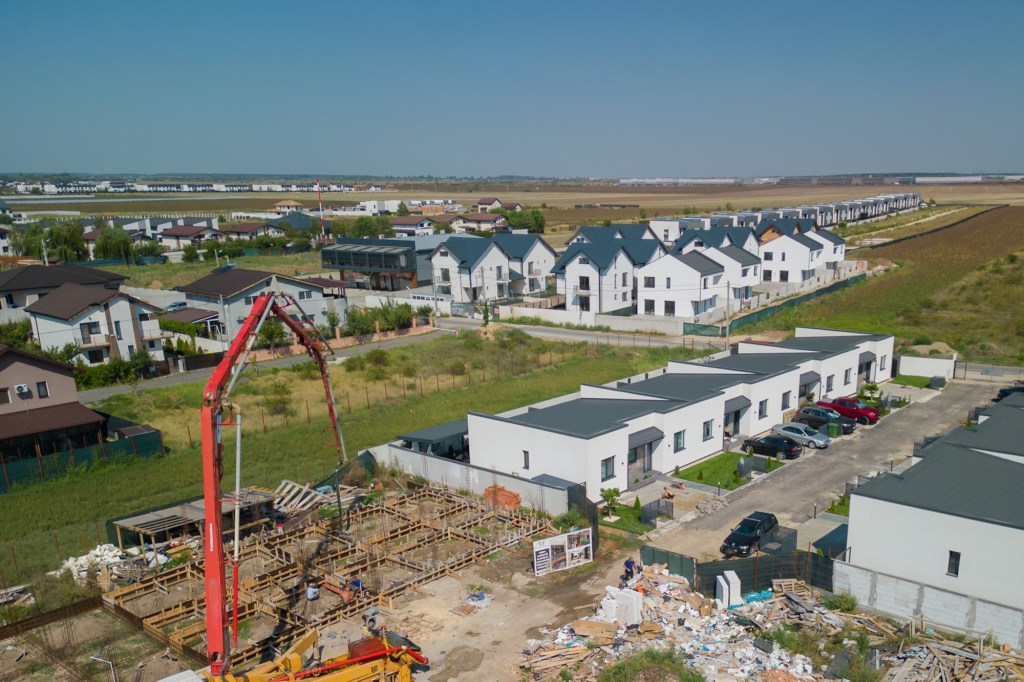 Cartier de case din Ilfov. Foto: Cristian Badescu | Dreamstime.com