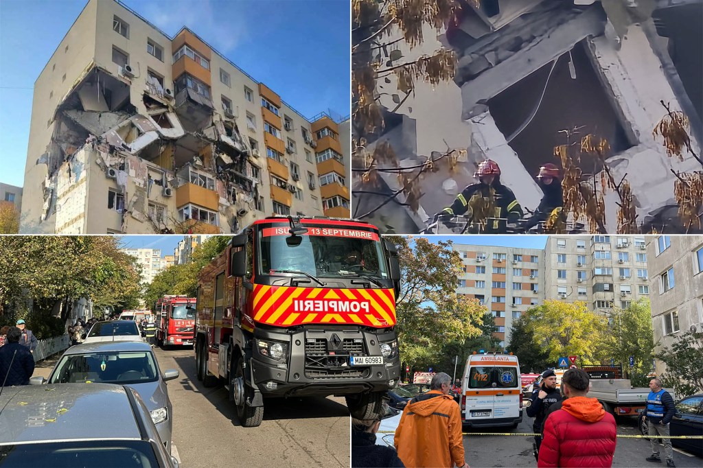 Explozie la un bloc din cartierul Rahova. Foto: ISU și Adelina Mărăcine / Hotnews