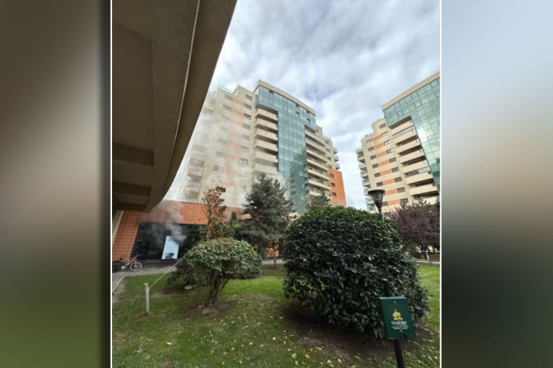 Incendiu cu degajări mari de fum la un hotel din București. Mesaj RO-Alert transmis locuitorilor din sectorul 6