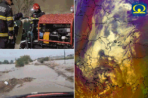 Imagini: ISU Constanța și MeteoRomânia