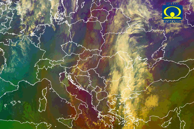 Traseul ciclonului Barbara, care aduce fenomene meteo extreme în România. „Se deplasează destul de repede”, explică meteorologii / Cât durează episodul de vreme rea