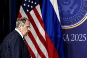 Serghei Lavrov, în timpul summitului din Alaska, 2025. Foto: Sergei Bulkin / Zuma Press / Profimedia