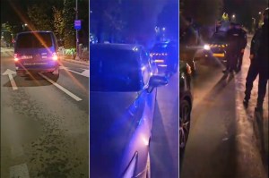 Intervenția din 23 octombrie. Imagini: Jandarmeria Capitalei