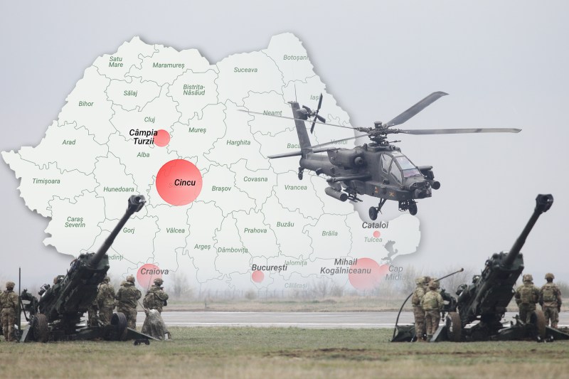 INFOGRAFIC Ce trupe și sisteme militare NATO rămân. Harta prezenței militare străine în România