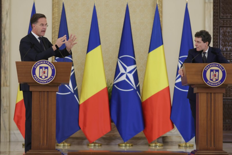 VIDEO Șeful NATO, discuție cu Nicușor Dan, la București, după retragerea trupelor americane: „Dacă această țară este atacată, sunt alte 31 de state care vor veni să salveze România”