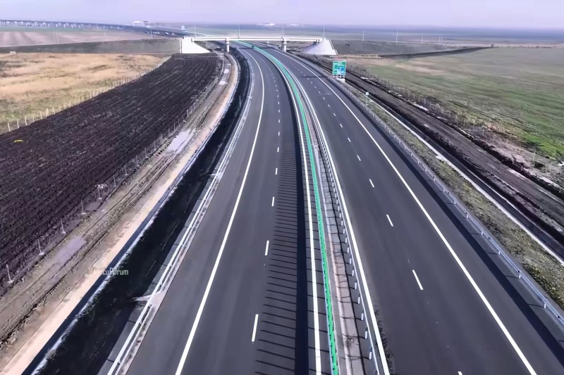 VIDEO Pe autostradă de la București până la Focșani. Se deschide traficul pe bucată lipsă din Autostrada Moldovei de lângă Buzău