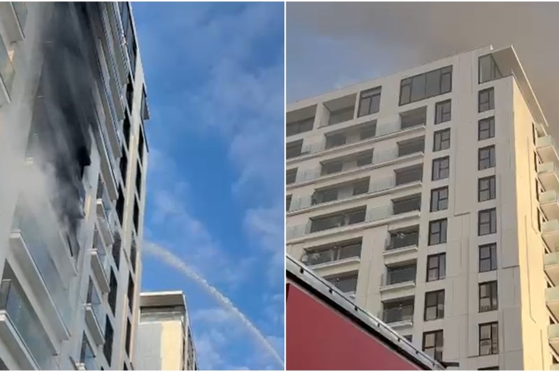 Incendiu în București. Care este starea celor 17 oameni care au ajuns la spital. Doi dintre ei sunt copii