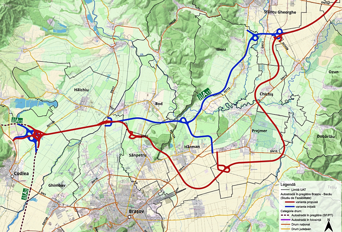 „Cocoașa de la Brașov”. De ce a ajuns autostrada care va lega Moldova de centrul țării să facă un ocol cu tunel pe sub o arie protejată. Când vor începe primele lucrări