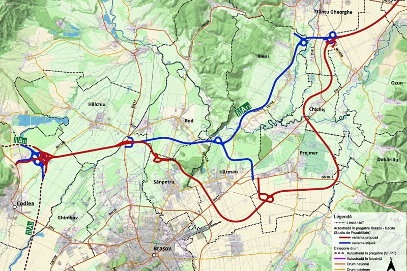 „Cocoașa de la Brașov”. De ce a ajuns autostrada care va lega Moldova de centrul țării să facă un ocol cu tunel pe sub o arie protejată. Când vor începe primele lucrări