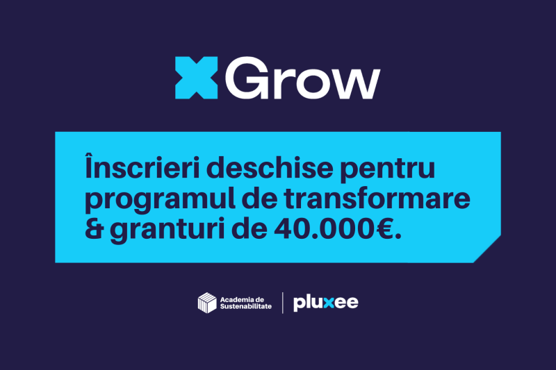 Granturi de 40.000 euro pentru transformare în business: Programul xGrow, cea mai nouă inițiativă pentru dezvoltarea IMM-urilor prin sustenabilitate și digitalizare