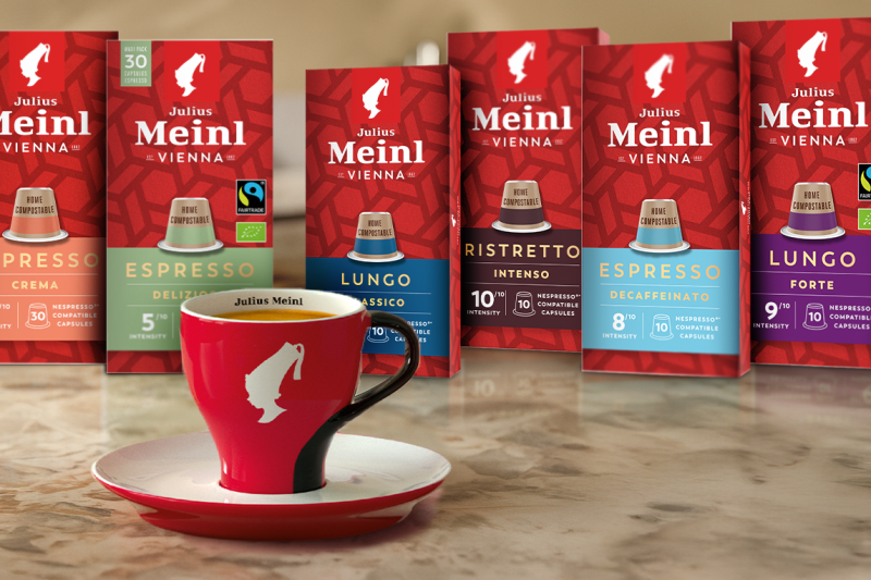 Julius Meinl rescrie experiența capsulelor pentru acasă: un nou design premium, aceeași cafea memorabilă