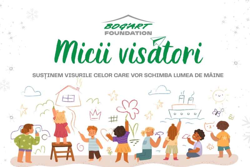 Fundația Bog’Art lansează programul „Micii visători” și le oferă cadourile mult visate copiilor cu rezultate bune la școală
