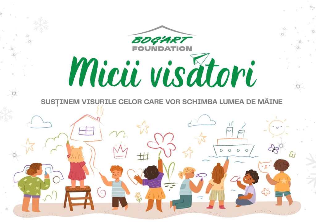 Fundația Bog’Art lansează programul „Micii visători” și le oferă cadourile mult visate copiilor cu rezultate bune la școală