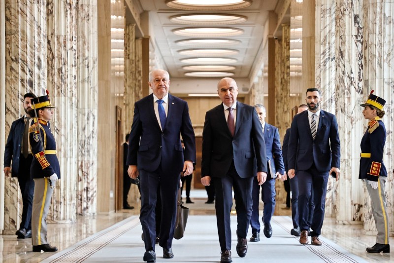 Premierul Republicii Moldova, Alexandru Munteanu, la Palatul Victoria / Foto: Guvernul României