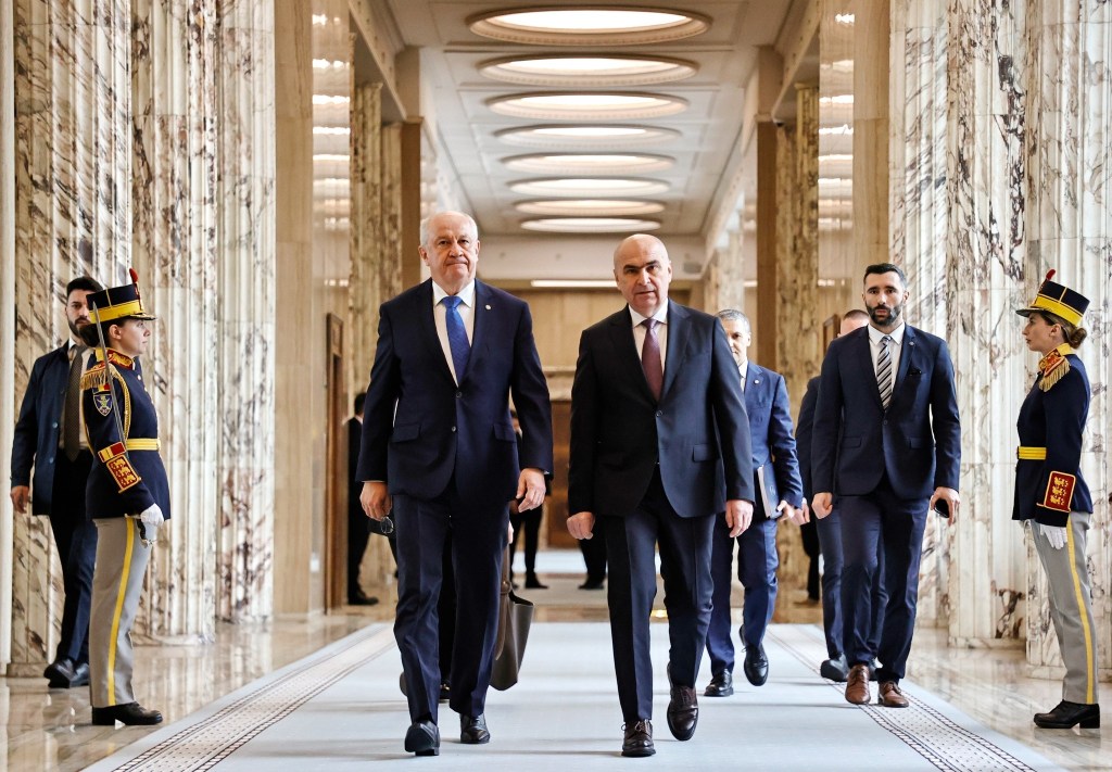 Premierul Republicii Moldova, Alexandru Munteanu, la Palatul Victoria / Foto: Guvernul României