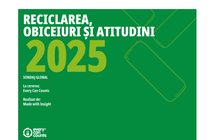 Studiul global Every Can Counts 2025: România accelerează tranziția către economie circulară cu una dintre cele mai rapide adopții SGR din lume