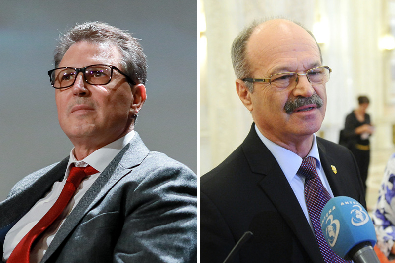Iulian Iancu, stânga și Gheorghe Marin. Foto: Inquam Photos / George Călin și Agerpres