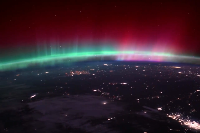 VIDEO Imagini spectaculoase cu Aurora boreală surprinse de astronauții NASA