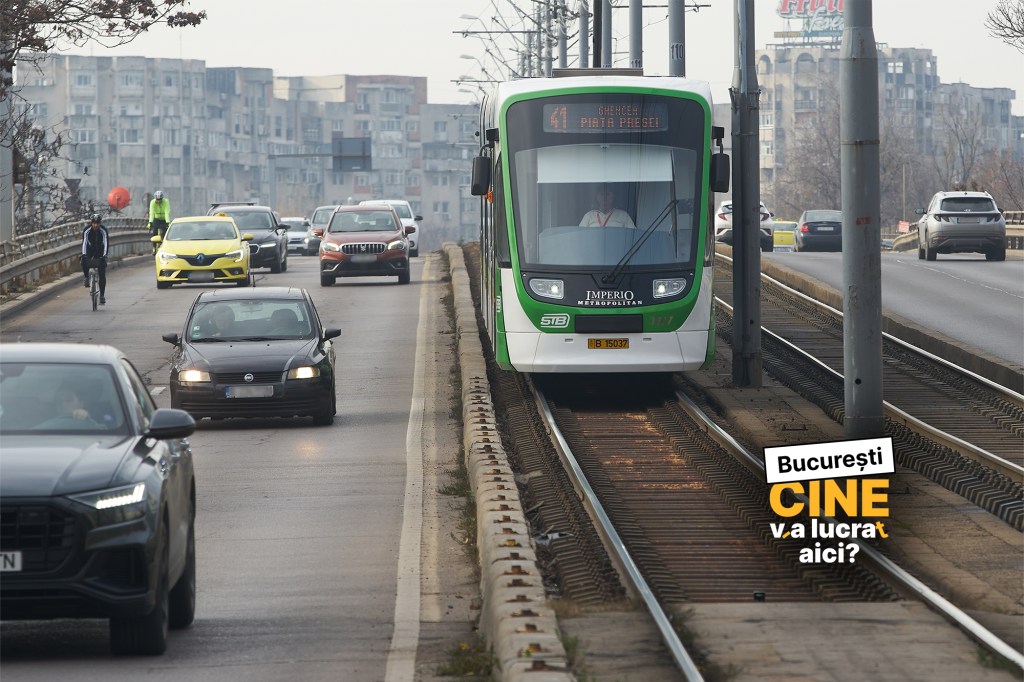Trafic în București. Foto: Shutterstock Grafică: Adi Iacob