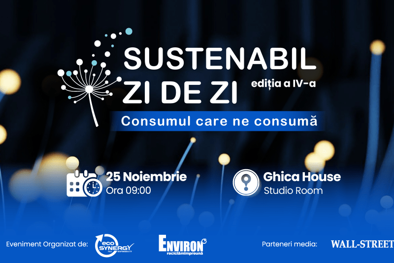 [P] Ce ne bucură cu adevărat: lucrurile pe care le cumpărăm sau ceea ce simțim după? Sustenabil zi de zi: „Consumul care ne consumă” – o conferință despre simțul măsurii-