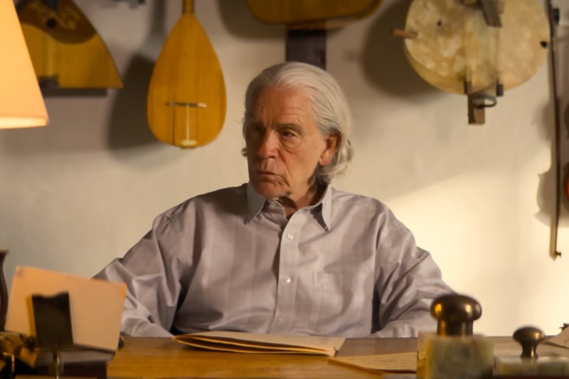 John Malkovich în rolul lui Sergiu Celibidache. Captură Youtube