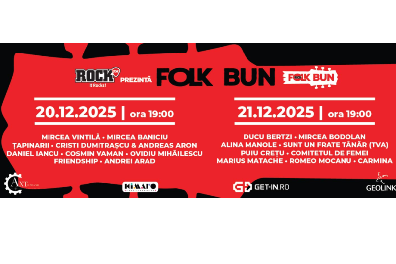 Pe 20 și în 21 decembrie, Gala Folk Bun – 10 ani revine în forță cu două spectacole folk