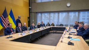 Discuții SUA - Ucraina la Geneva. Credit foto: Martial Trezzini / AP / Profimedia