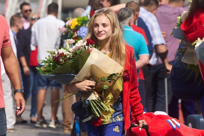 Sabrina Voinea a câștigat aurul la bârnă și sol la Cupa Mondiala de la Doha din 2023. FOTO: Shutterstock