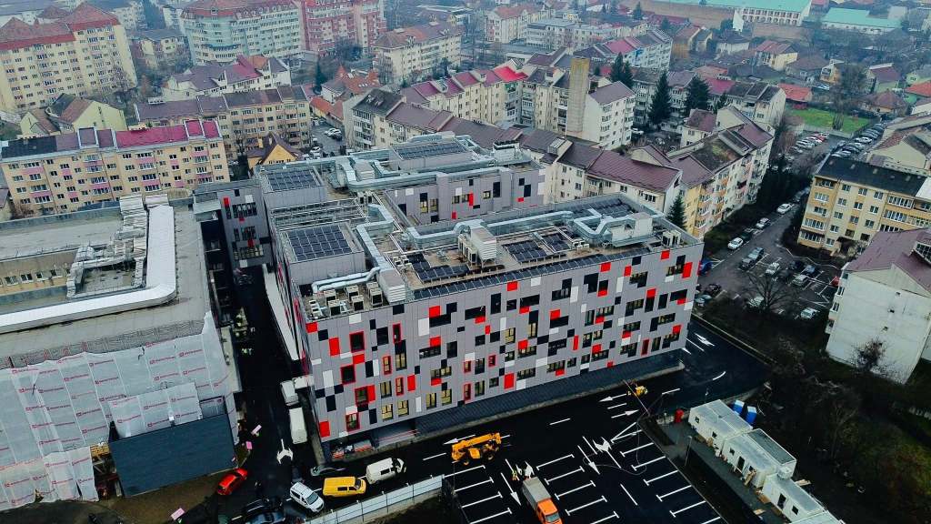 Noul corp de clădire al Spitalului Județean Bistrița / Foto: Ministerul Sănătății