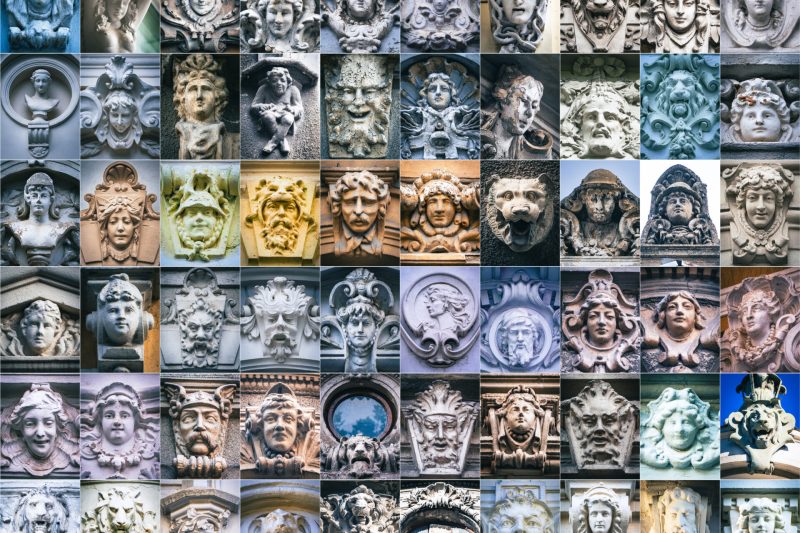 Fețele Bucureștiului, misterioasele chipuri care păzesc casele de epocă din oraș. Mascaronii și facinanta lor poveste