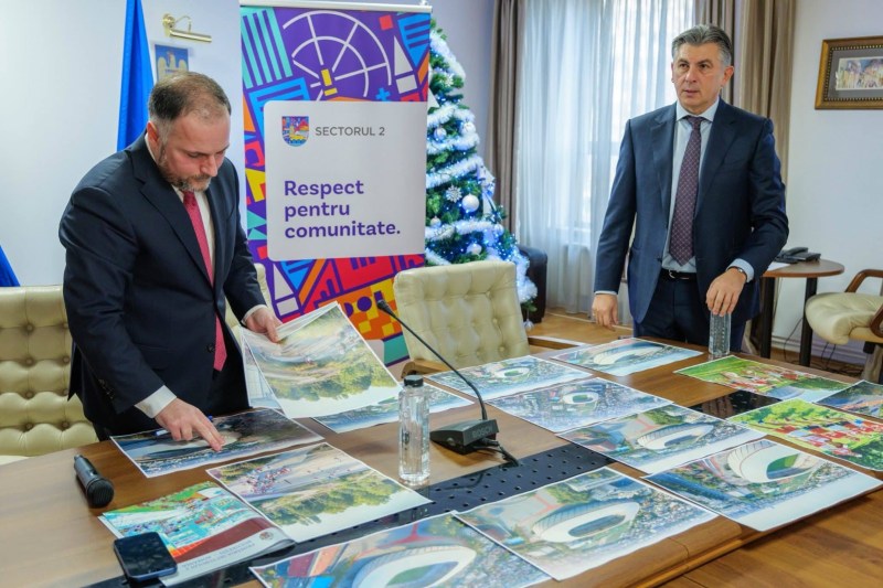 FOTO. OZN în mijlocul Capitalei! Imagini de ultimă oră cu construcția de 117 milioane de euro » Unde va fi ridicată și cum va arăta