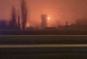 VIDEO Incendiu masiv în regiunea rusă Oryol după ce o rafinărie a fost atacată