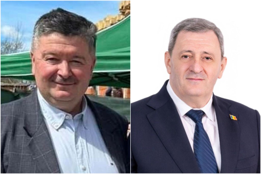 Adrian Călin Ștefănică (com. Remetea) și Dumitru-Verginel Gireadă (com. Mihai Eminescu). Foto: Facebook