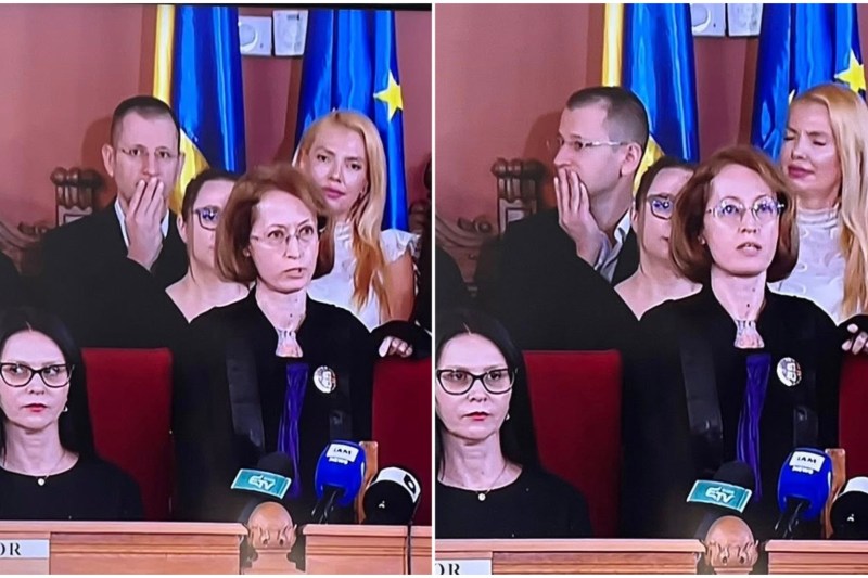 Reacția unui judecător în momentul în care colega sa spune public că mărturiile din filmul Recorder arată adevărul despre Curtea de Apel București