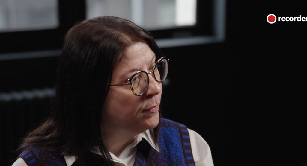 Andrea Chiș, fostă membră în Consiliul Superior al Magistraturii (CSM), care vorbește în documentarul Recorder despre problemele din justiție