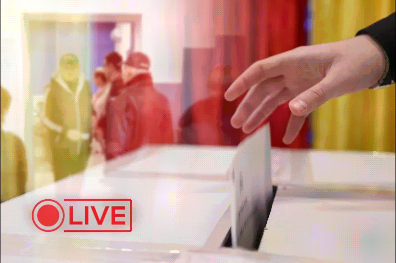 Alegeri în București pentru Primăria Capitalei. Foto: Inquam Photos / Octav Ganea. Colaj: Ion Mateș / Hotnews