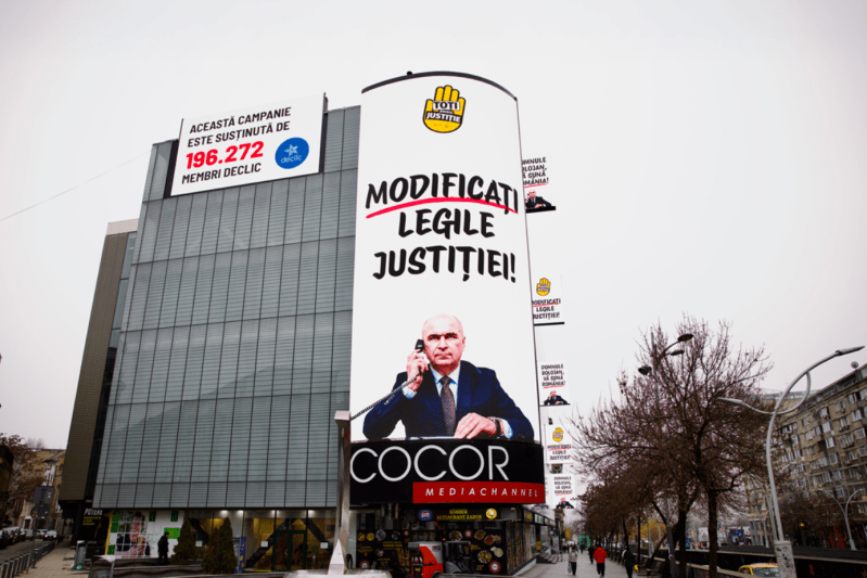 Demers al societății civile pentru a-i cere lui Bolojan modificarea legilor justiției. „E la kilometrul 0 al Capitalei”