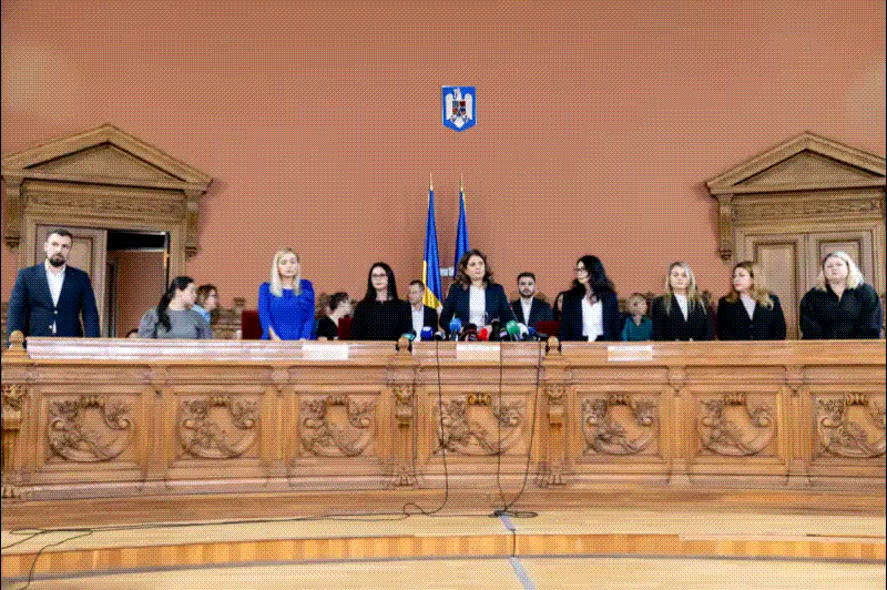 Conferința de presă a Curții de Apel București, 11 decembrie 2025. Foto: Inquam Photos / Gyozo Baghiu și Grigore Popescu / Agerpres