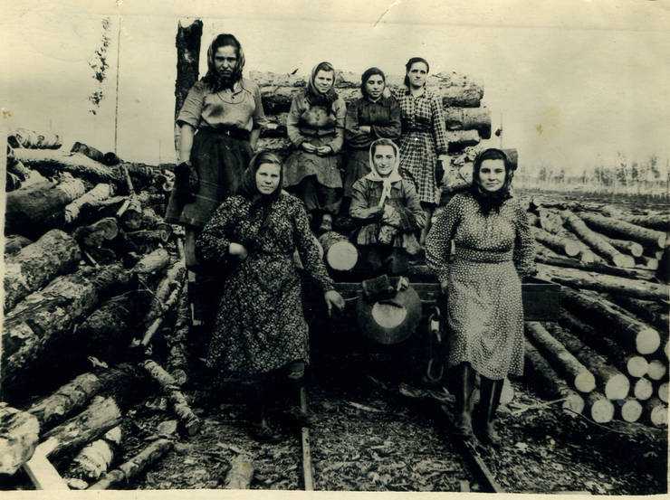 Femei basarabence deportate, 1949. Foto: Memorialul SIghet