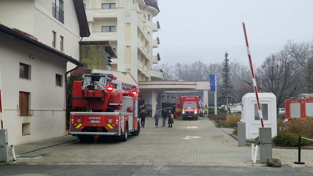 Tavan prăbușit la Hilton Sibiu / Foto: Turnul Sfatului