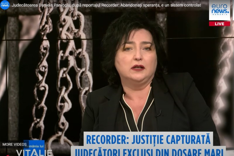 VIDEO După documentarul Recorder, o fostă judecătoare a acuzat corupția din justiție, în direct la Euronews: „Există probe” / Lia Savonea, liderul „structurii piramidale” / „Nu știu dacă funcționează ceva în România mai bine decât corupția din justiție”