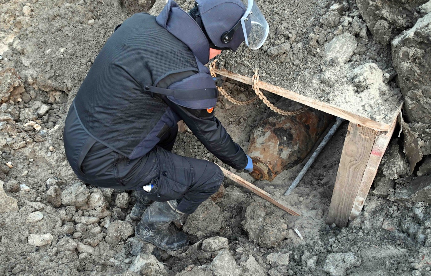 Bombă de aproape jumătate de tonă, găsită pe un șantier din zona centrală a Belgradului