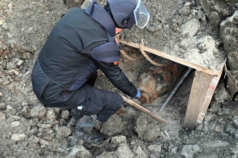 Bombă de aproape jumătate de tonă, găsită pe un șantier din zona centrală a Belgradului