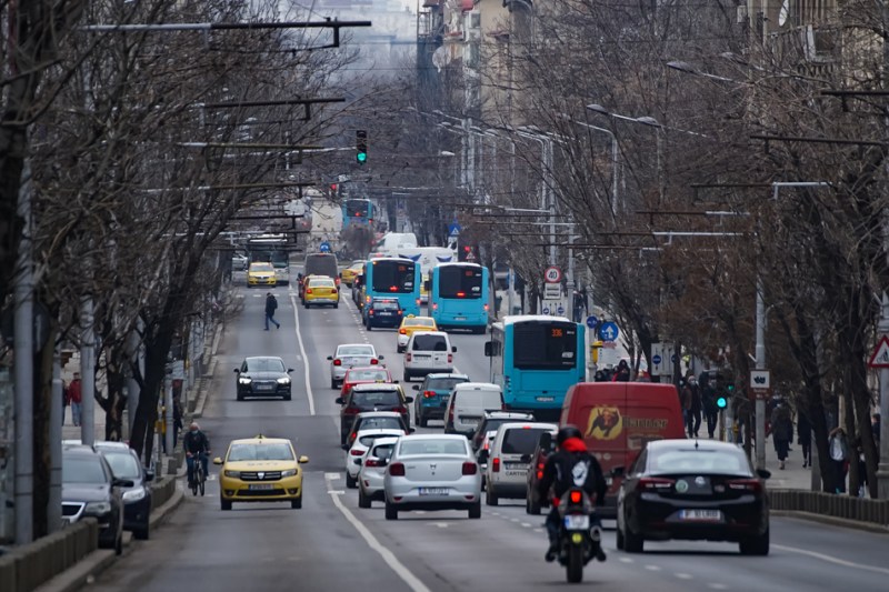 Trafic auto în București. Foto: Shutterstock