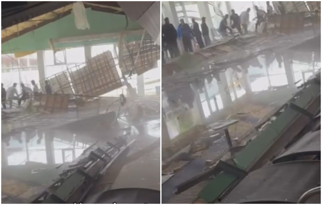 Urmările incidentului de la hotelul Hilton din Sibiu Foto: Ora de Sibiu