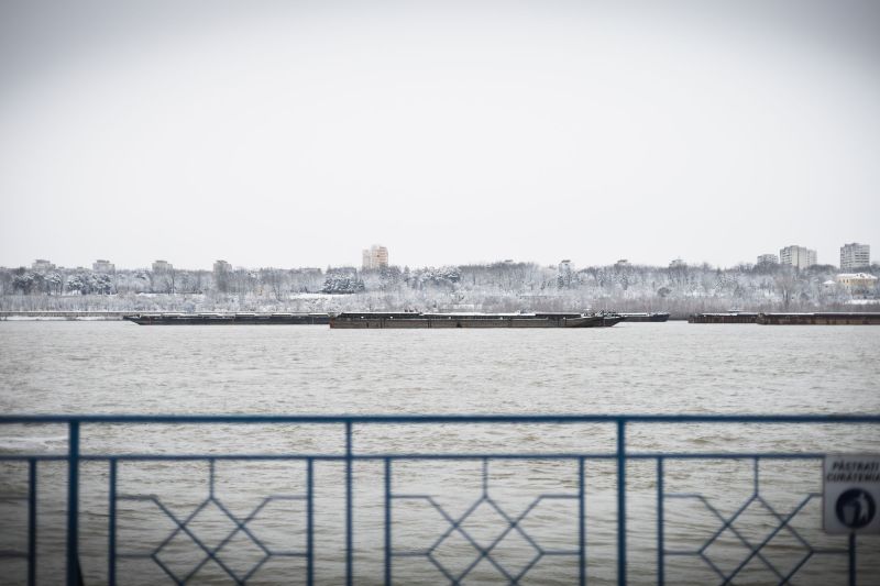 Barjă scufundată lângă Zimnicea. Concentrațiile de amoniu au crescut în zonă, anunță Apele Române