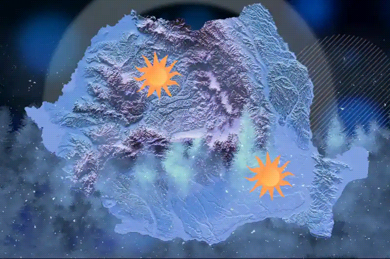 Rollercoaster-ul temperaturilor în februarie. Un val de aer foarte rece dinspre Rusia ajunge în România, însă va fi și un episod primăvăratic