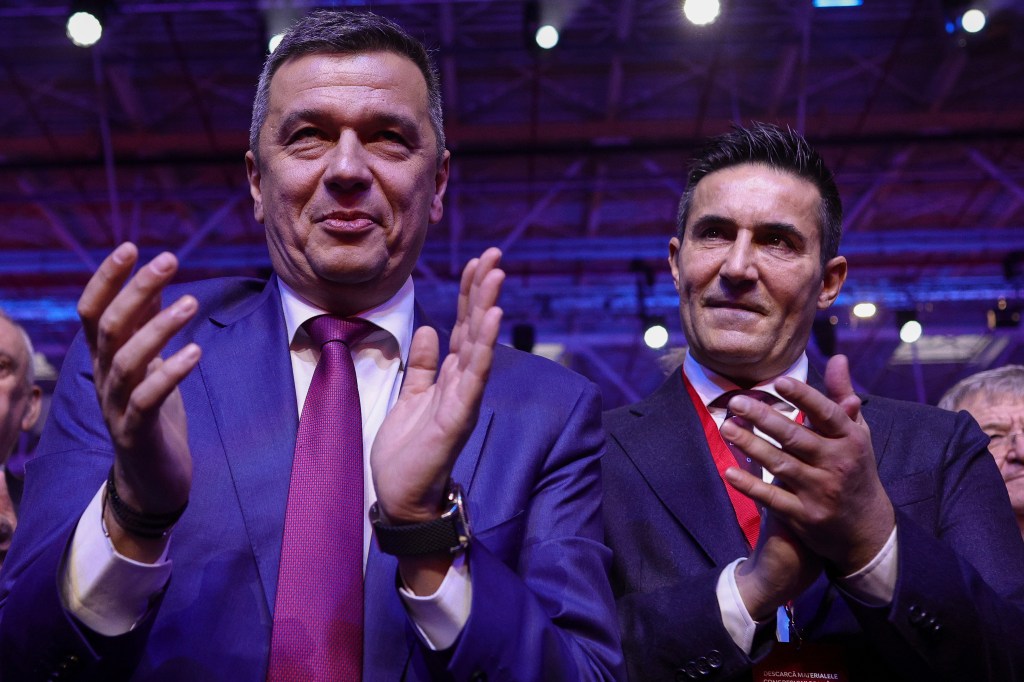 Claudiu Manda și Sorin Grindeanu la congresul PSD. Foto: Inquam Photos / Octav Ganea