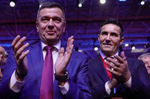 Claudiu Manda și Sorin Grindeanu la congresul PSD. Foto: Inquam Photos / Octav Ganea