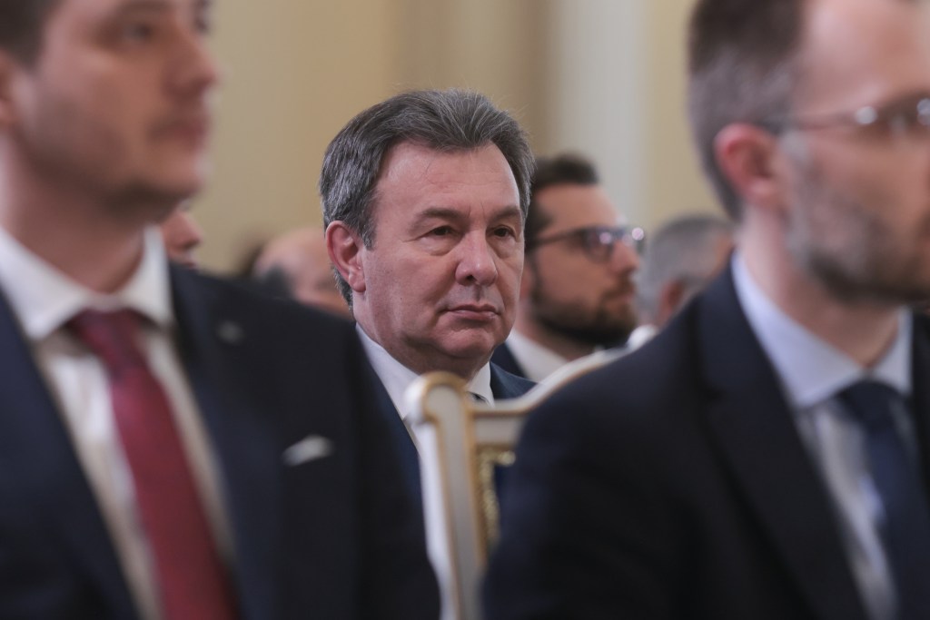 Mihai Șomordolea, la întâlnirea anuală a președintelui României cu șefii misiunilor diplomatice, la Palatul Cotroceni, din 15 ianuarie | Foto: Inquam Photos / George Călin